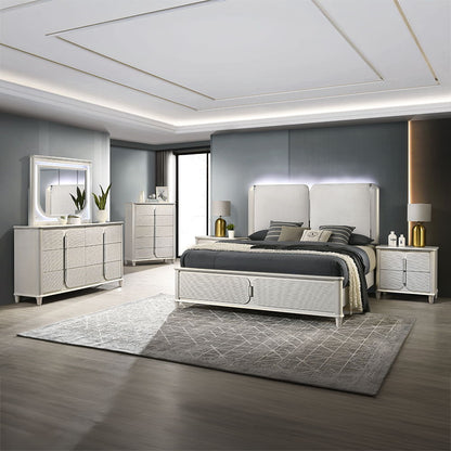 Laveda - Chest - Pearl White