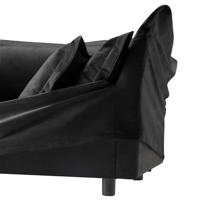 Luxurious Chenille Ottoman