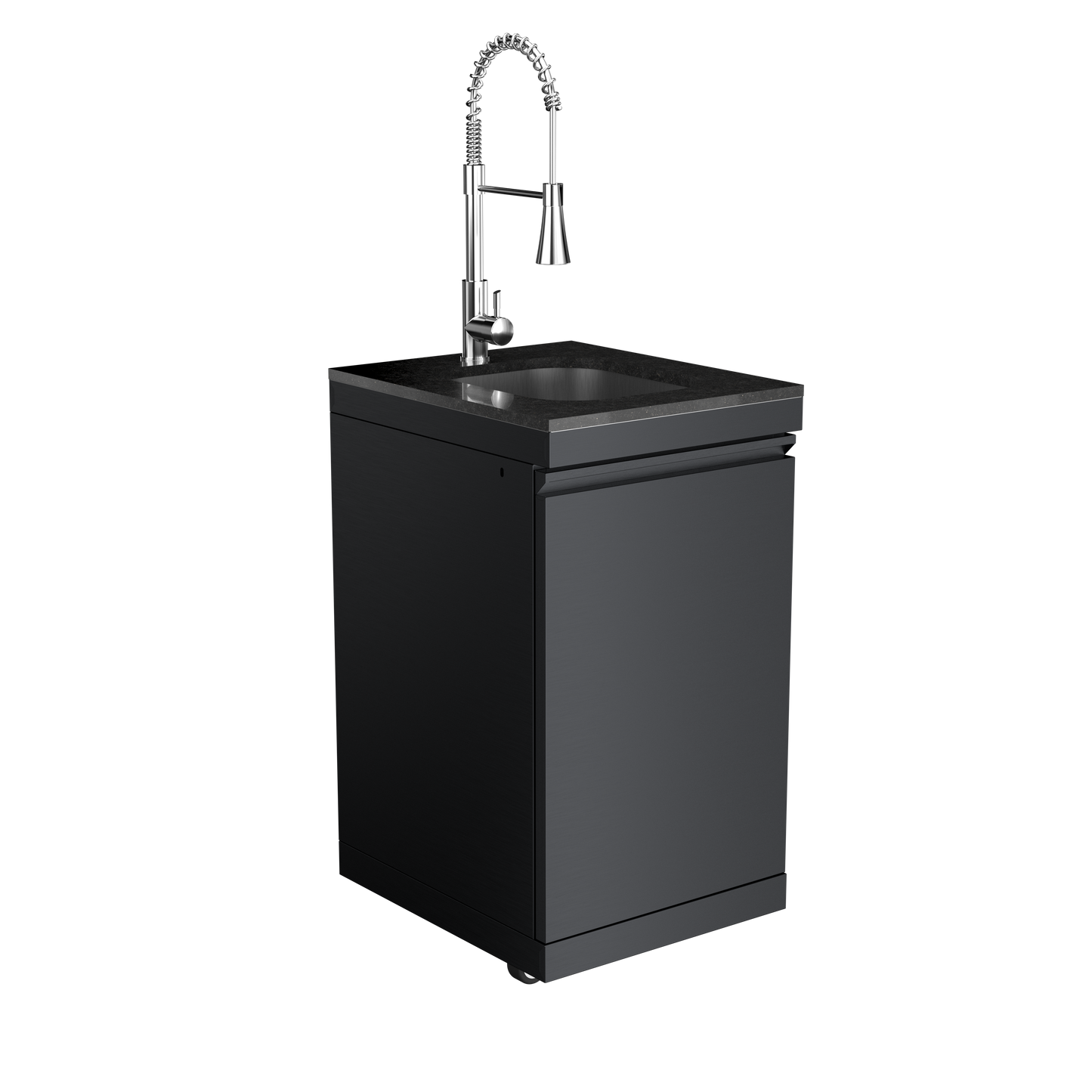 Sink Cabinet with Tap Stainless Steel Outdoor Kitchen Islands