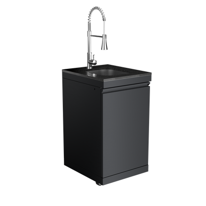 Sink Cabinet with Tap Stainless Steel Outdoor Kitchen Islands