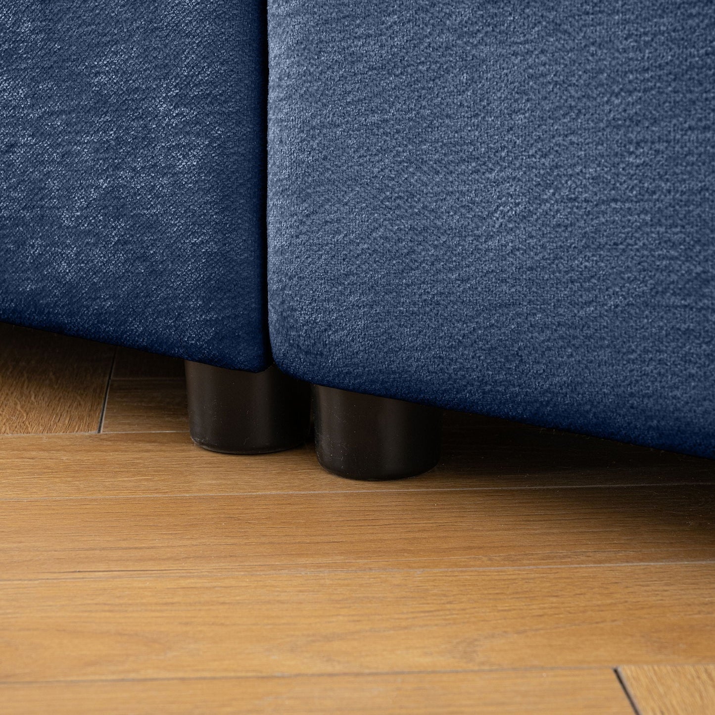 Stylish Sofa With Storage Seat And Cylindrical Backrest