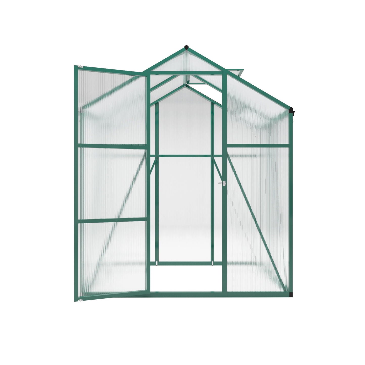 Polycarbonate Walk-In house, Raised Base For Outdoor In All Season