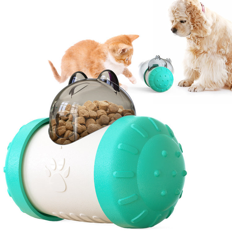 Funny Dog Treat Leaking Wheel Toy - Interactive Play for Dogs, Puppies, and Cats