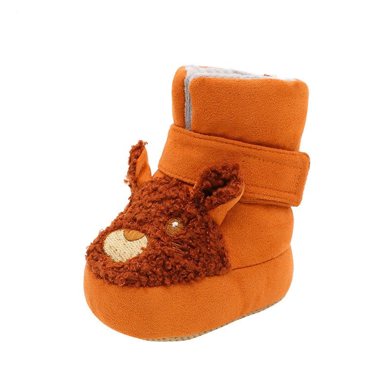 Middle Insulated Shoes With Plush To Prevent Hair Falling