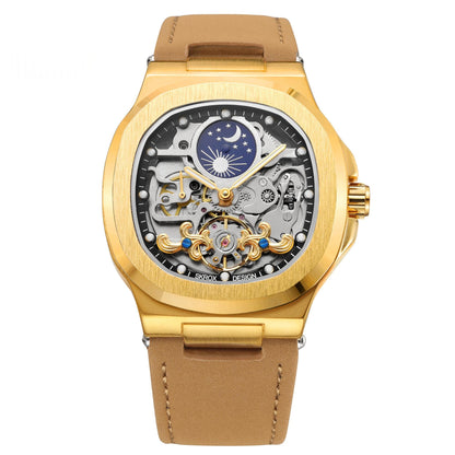 Full-automatic Mechanical Tourbillon Hollow Men's Watch