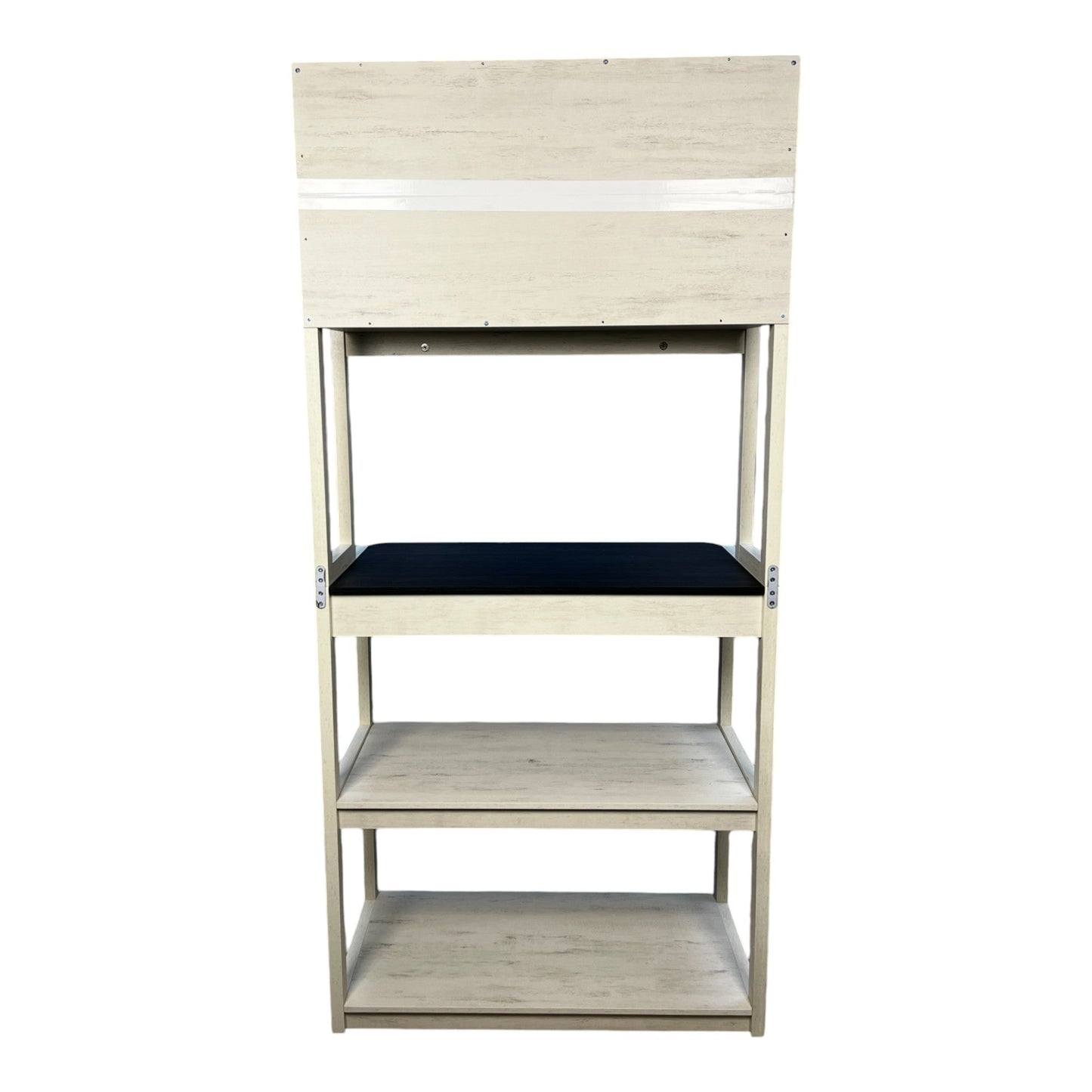 31.5" Baker's Rack in White and Black