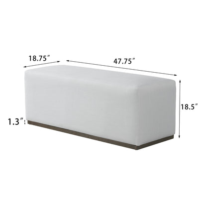 Simple and Elegant Footstool Bench