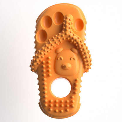 Pet Dog Chewing Toys, Slippers, Teething Toys For Puppies, Durable Rubber Shoes And Slippers, Cleaning Teeth And Protecting Oral Health
