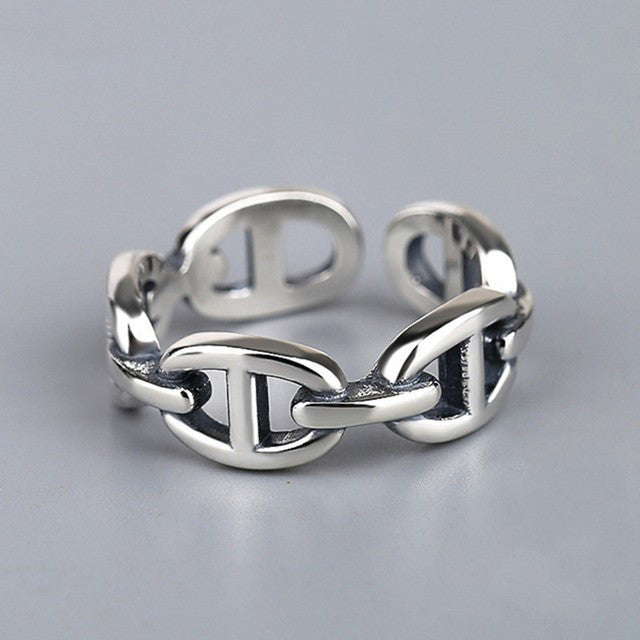 Personalized wide face ring
