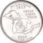 2004-P Michigan Statehood Quarter