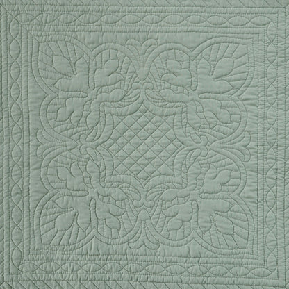 6 Piece Reversible Scalloped Edge Daybed Cover Set - Seafoam