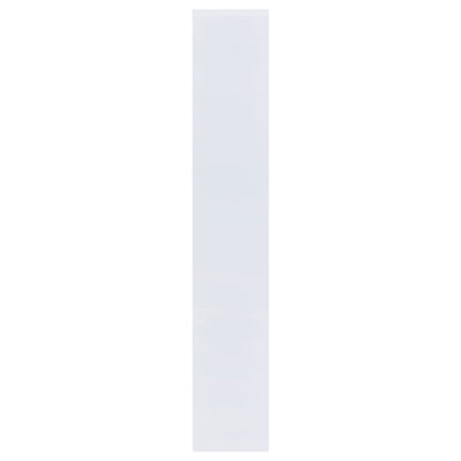 Theo 71-inch 6-shelf Bookshelf White