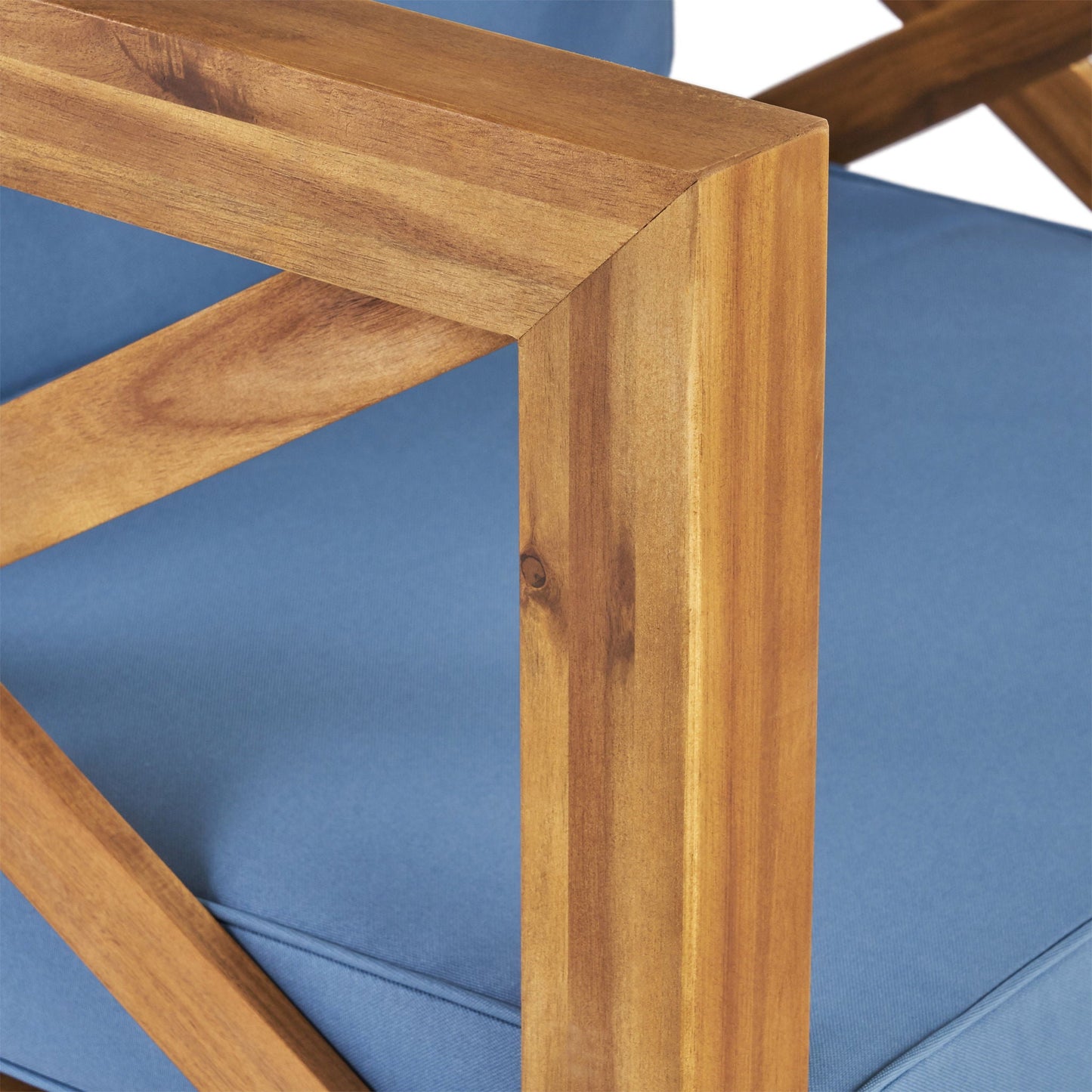 Brava Mid-Century Modern Club Chair with Water Resistant Cushions