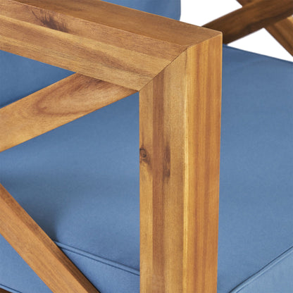 Brava Mid-Century Modern Club Chair with Water Resistant Cushions