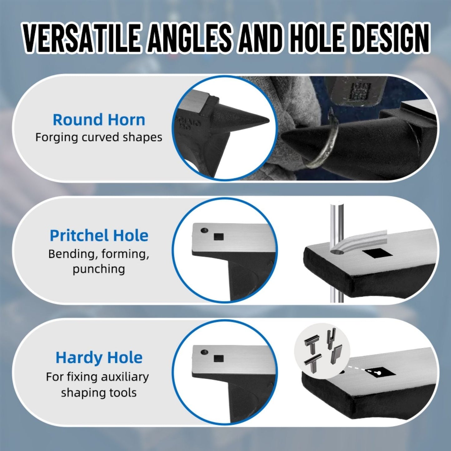 Single Horn Anvil