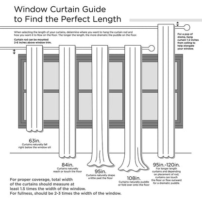 Twist Tab Lined Window Curtain Panel White 50x108