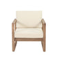 Outdoor Acacia Wood Patio Club Chair