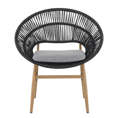 Cyril - Outdoor Papasan Style Dining Chair (Set of 2)