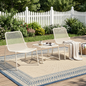 Kincaid Outdoor 3-Piece Conversation Set with Iron Frame