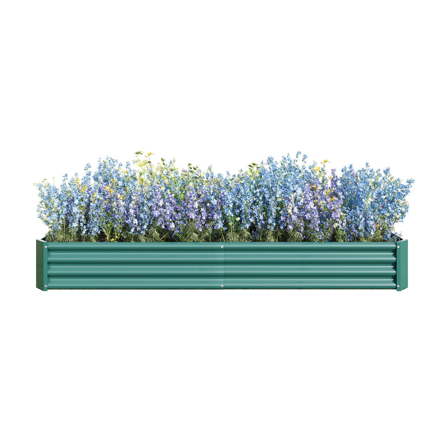 Raised Garden Bed Kit - Metal Raised Bed Garden 7.6x3.7x0.98ft