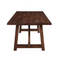 Farmhouse Style Dark Dining Table