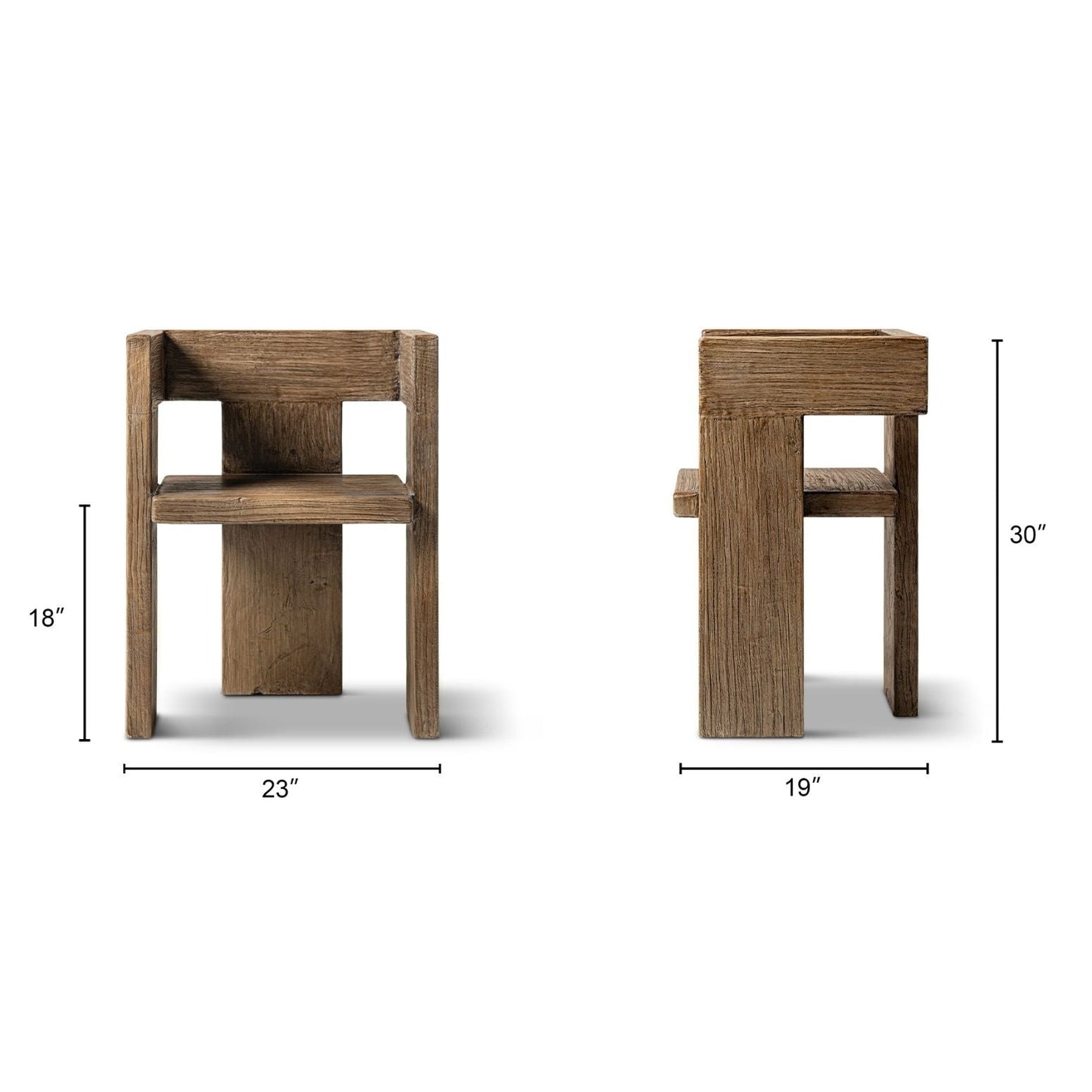 Avenel - Sculptural Block Accent Chair