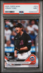 Graded 2025 Topps Now Jonah Tong #628 Rookie RC Baseball Card PSA 9 Mint