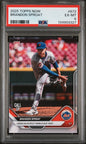 Graded 2025 Topps Now Brandon Sproat #672 Rookie RC Baseball Card PSA 6 Excellent