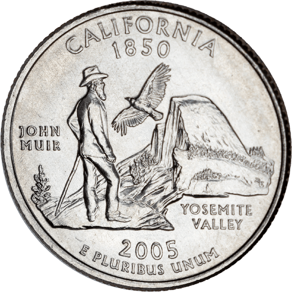 2005-P California Statehood Quarter