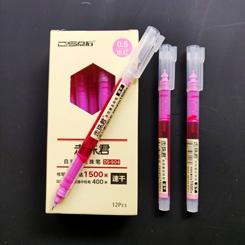 Dianshi Quick-Drying Gel Pen - Rollerball Straight Liquid Ink for Smooth Writing