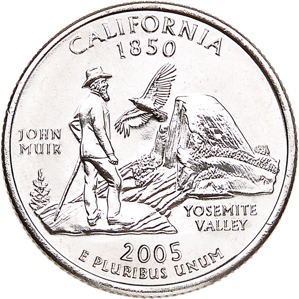 2005-D California Statehood Quarter