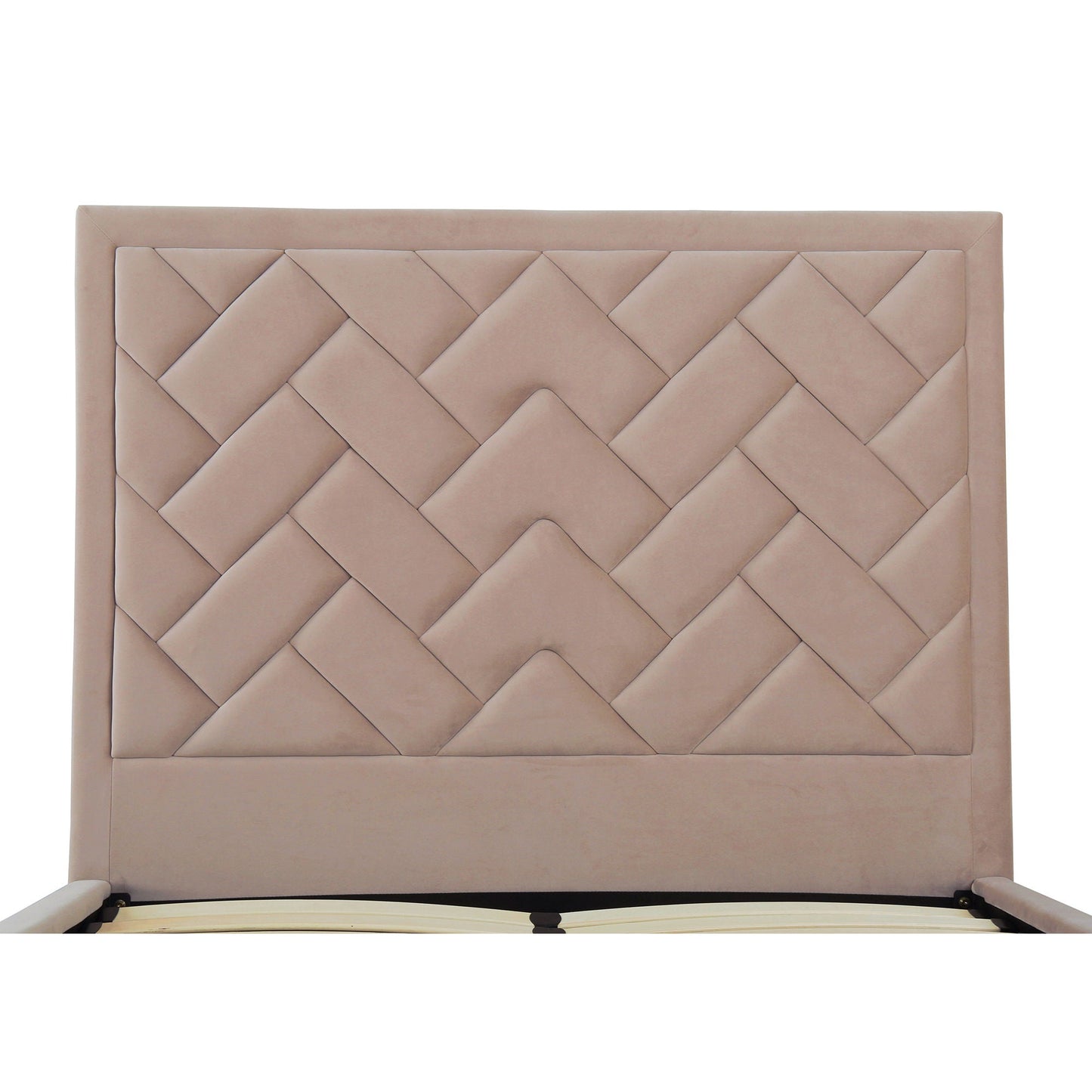 Crosby - Bed With Upholstered Headboard And Slats