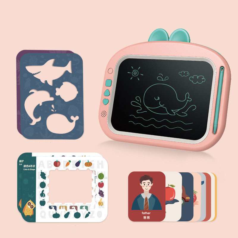 Blackboard Cartoon Electronic Drawing Board Educational Children Toy