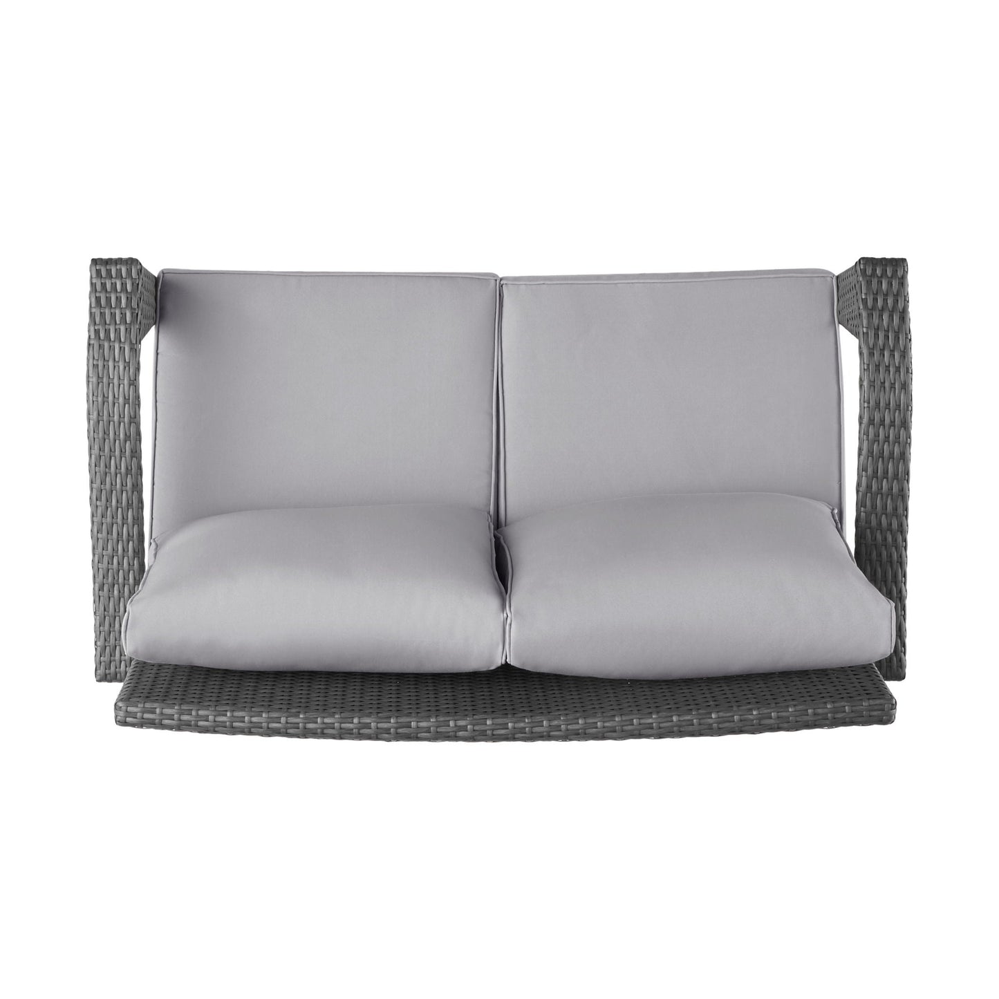 Honolulu Loveseat - Gray / Silver