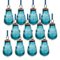 Luster Tear Drop Ornament, Glass Decorative Hanging Christmas Tree Ornaments For Holiday Party Decorations (Set of 12)