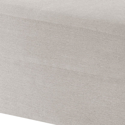 Candor - Ottoman Upholstered Footrest - Beige / Gray