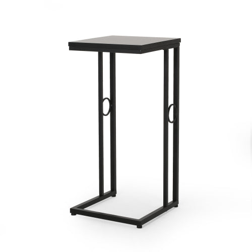 Essex Set of 2 Modern Black Metal End Tables