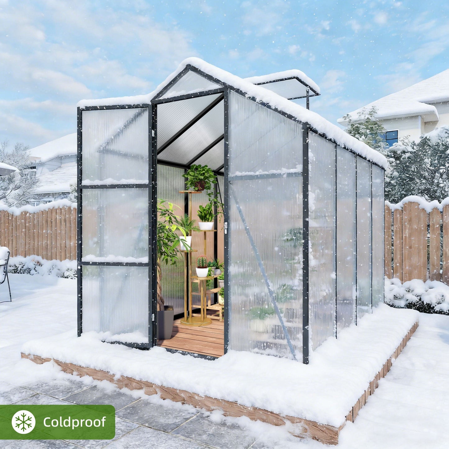 Gain Height Windproof house With Raised Base