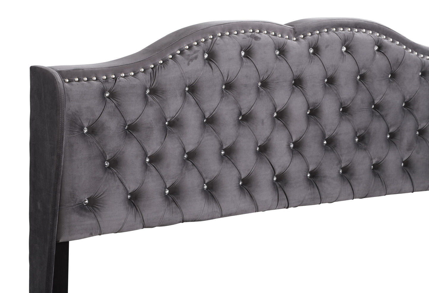 Upholstered Bed Transitional