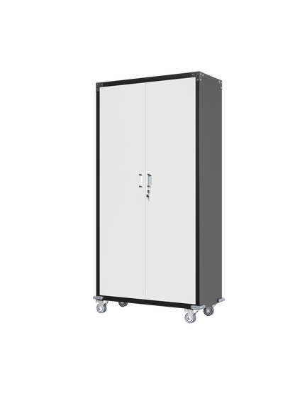 Garage Storage Cabinets with Locking Doors and 4 Adjustable Shelves