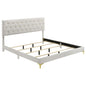 Kendall Upholstered Eastern King Panel Bed White