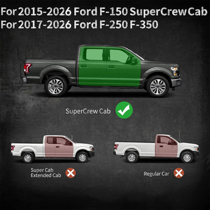 Running Boards for Ford SuperCrew Cab (2015-2026)