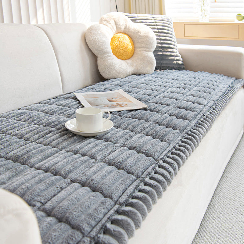 Simple Modern Non-slip Autumn And Winter Plush Cushion