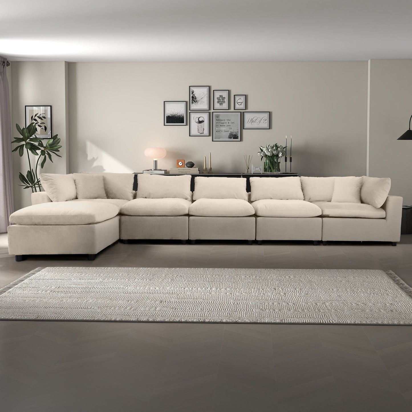 Hayward - Modular Sectional Sofa - Ivory