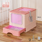 Extra-large Fully Enclosed Drawer-Type Foldable Cat Litter Box