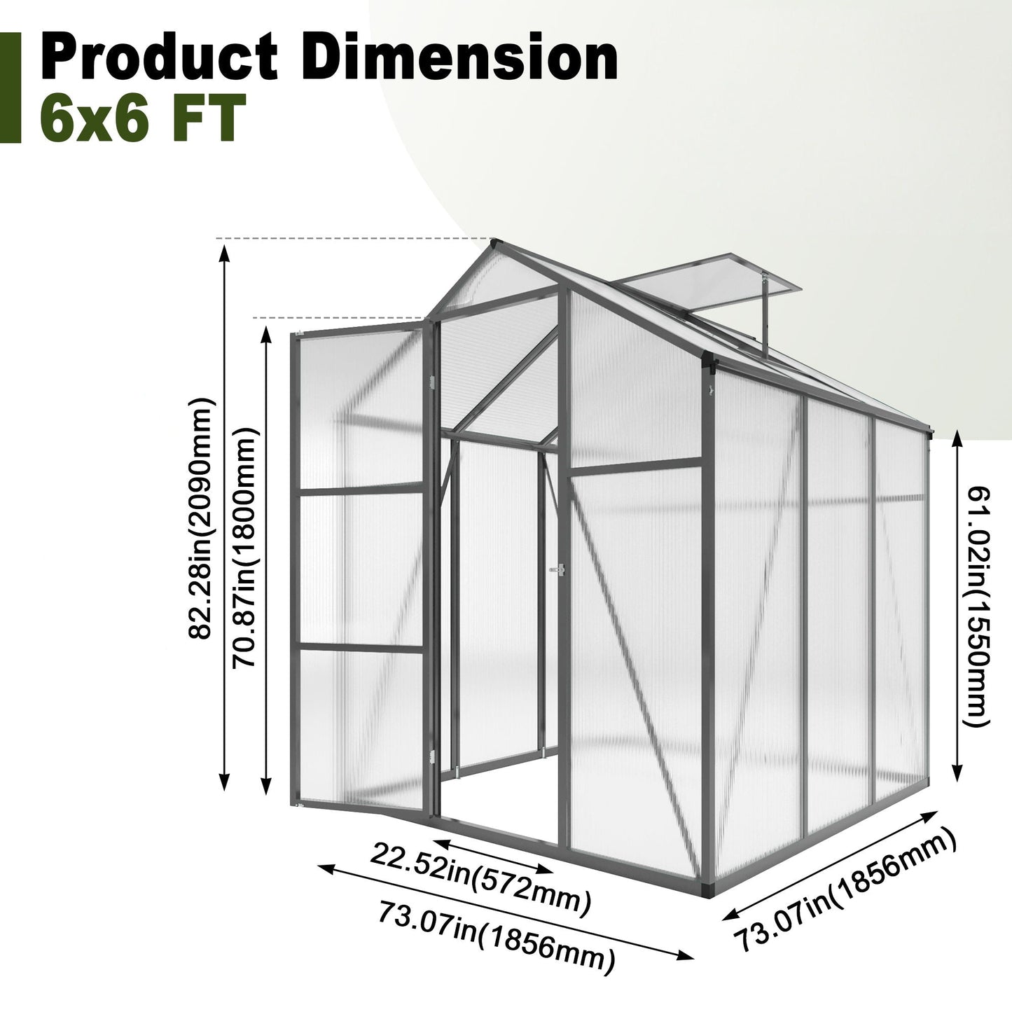Gain Height Windproof house With Raised Base