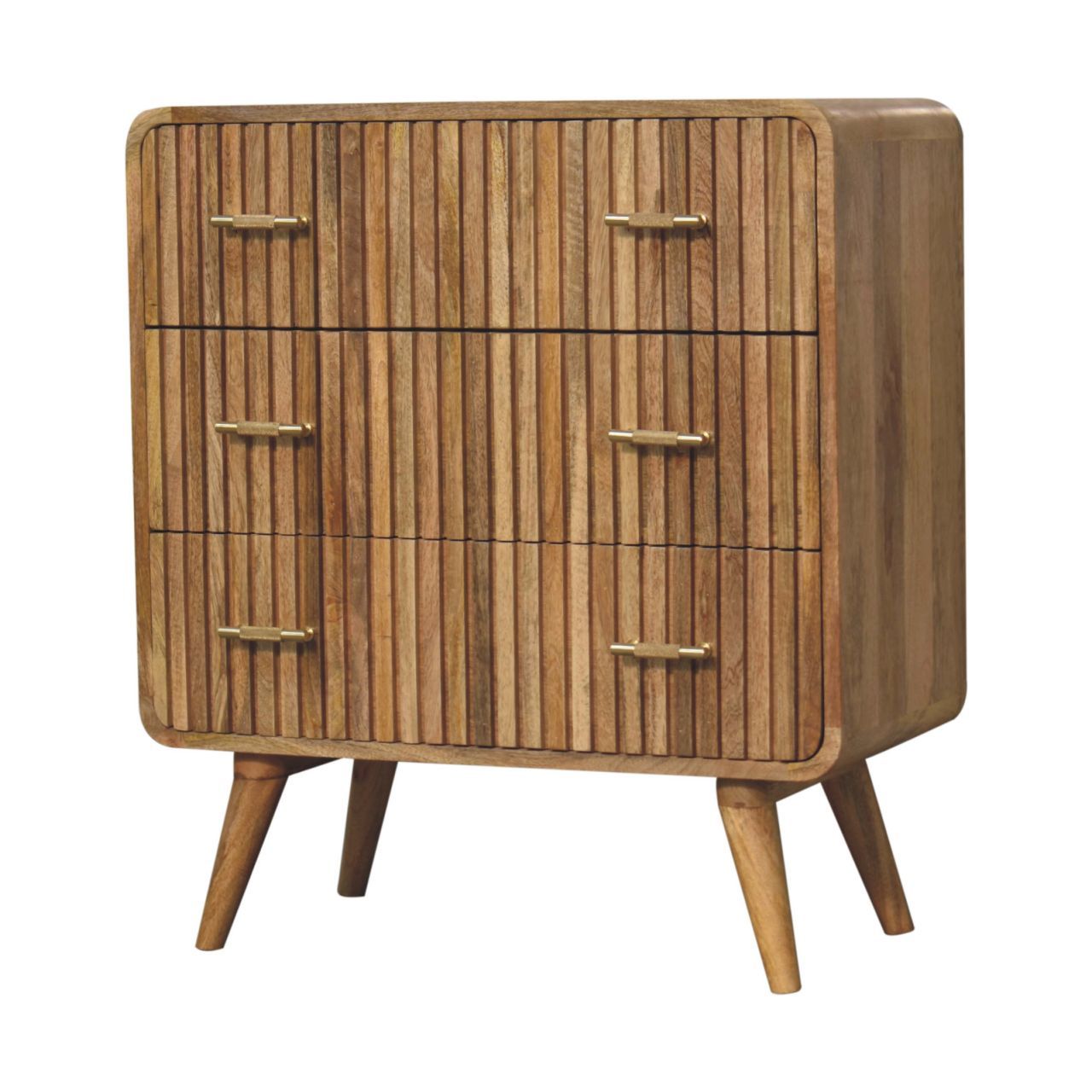 T Bar Ridged Chest - Brown