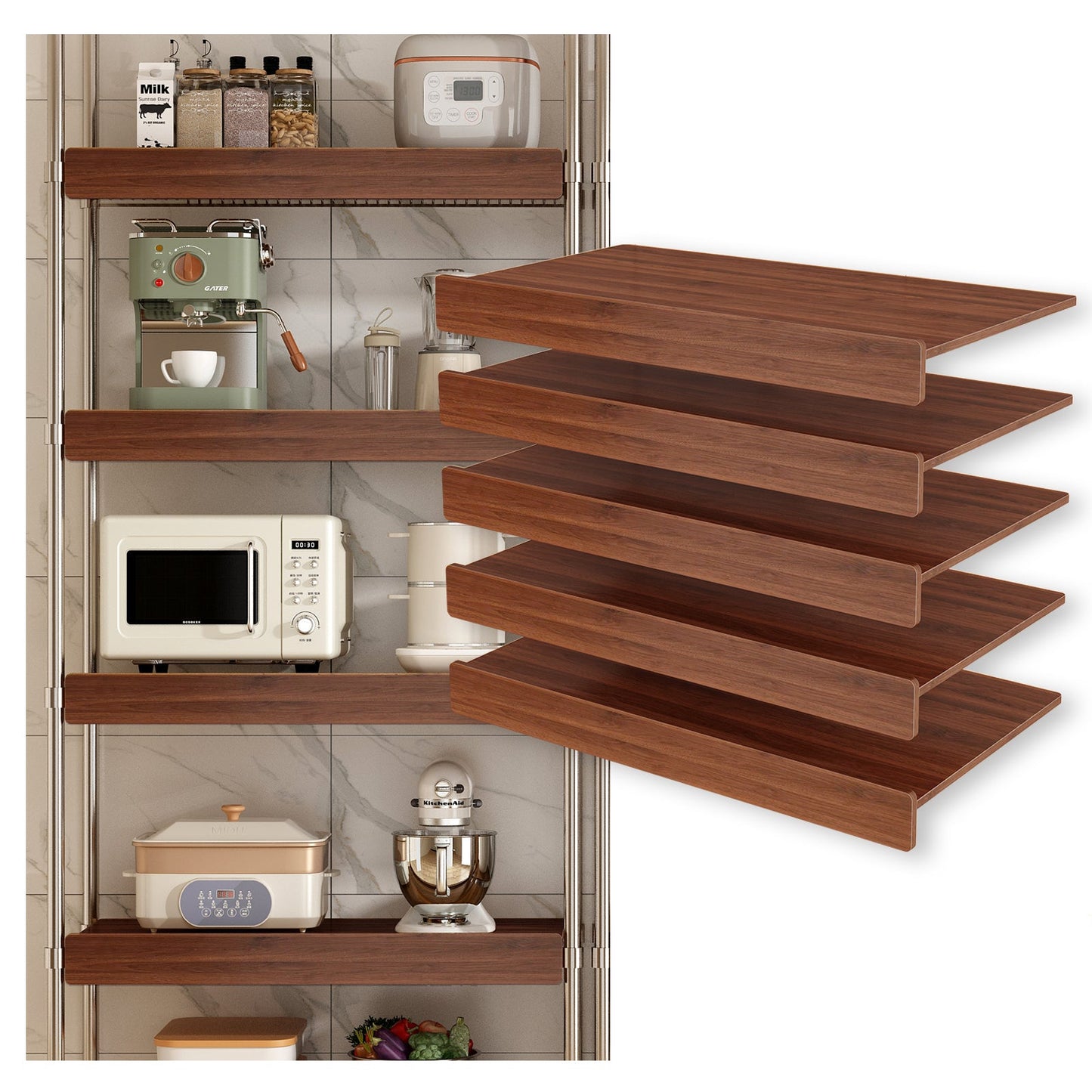30" x 16" Heavy Duty MDF Wood Shelf Liners