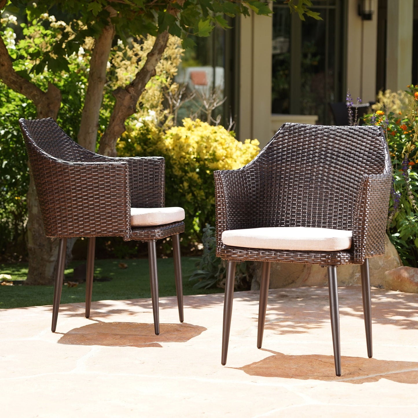 Kenneth Outdoor Dining Chair Set of 2