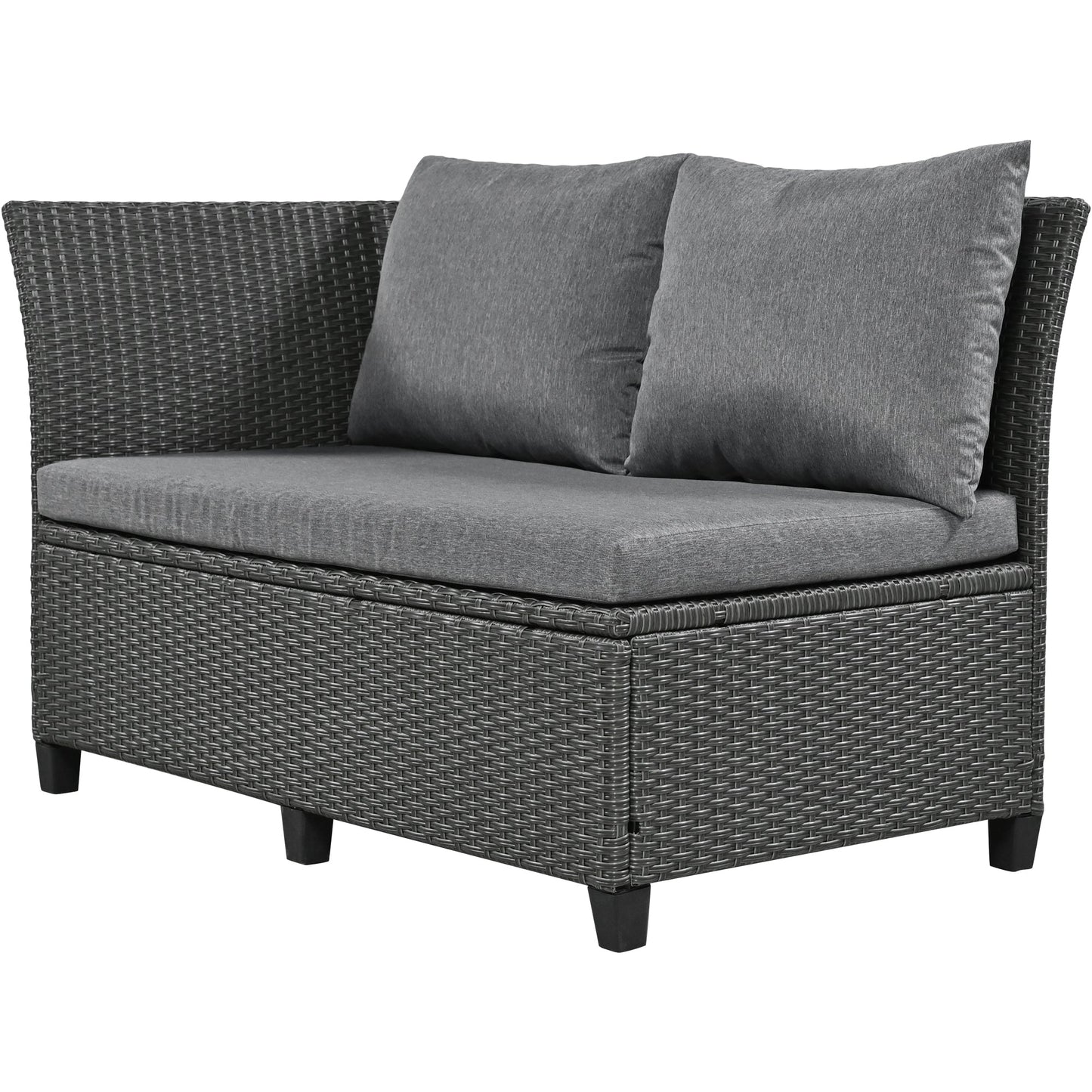 Tomax 5-Piece Outdoor Patio Rattan Sofa Set